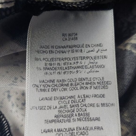 BCBGMAXAZRIA Alberta Womens Brown tan printed full wrap 3/4 sleeve dress Sz XS - Picture 9 of 9